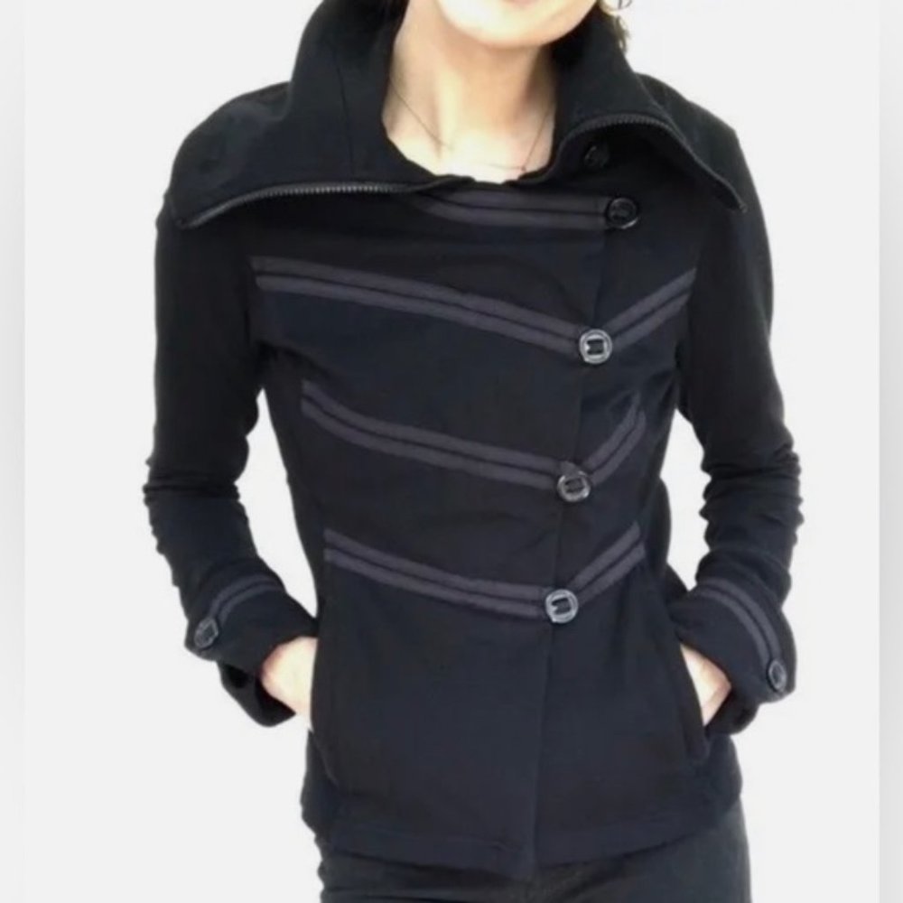 Lululemon Admiral Military High Neck Jacket SIZE 6 - Picture 3 of 13